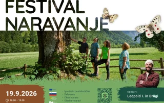 Plakat - vabilo na festival Naravanje, 19. 9. 2026 v Grušovljah